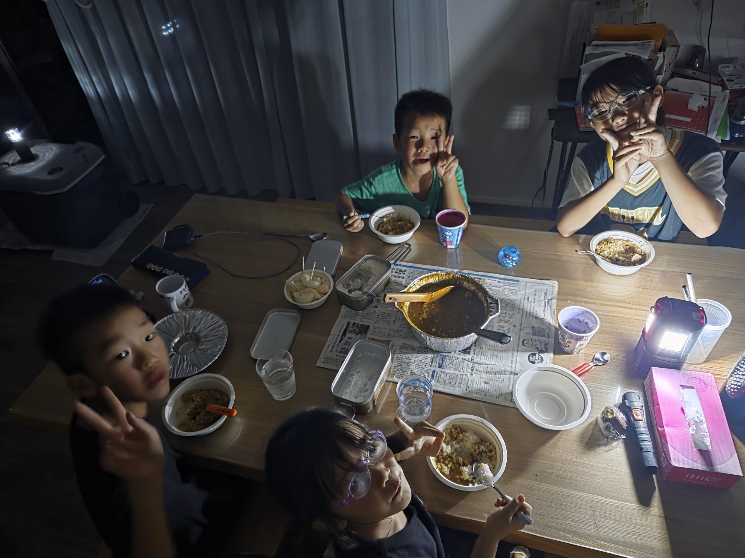 停電でも楽しむ